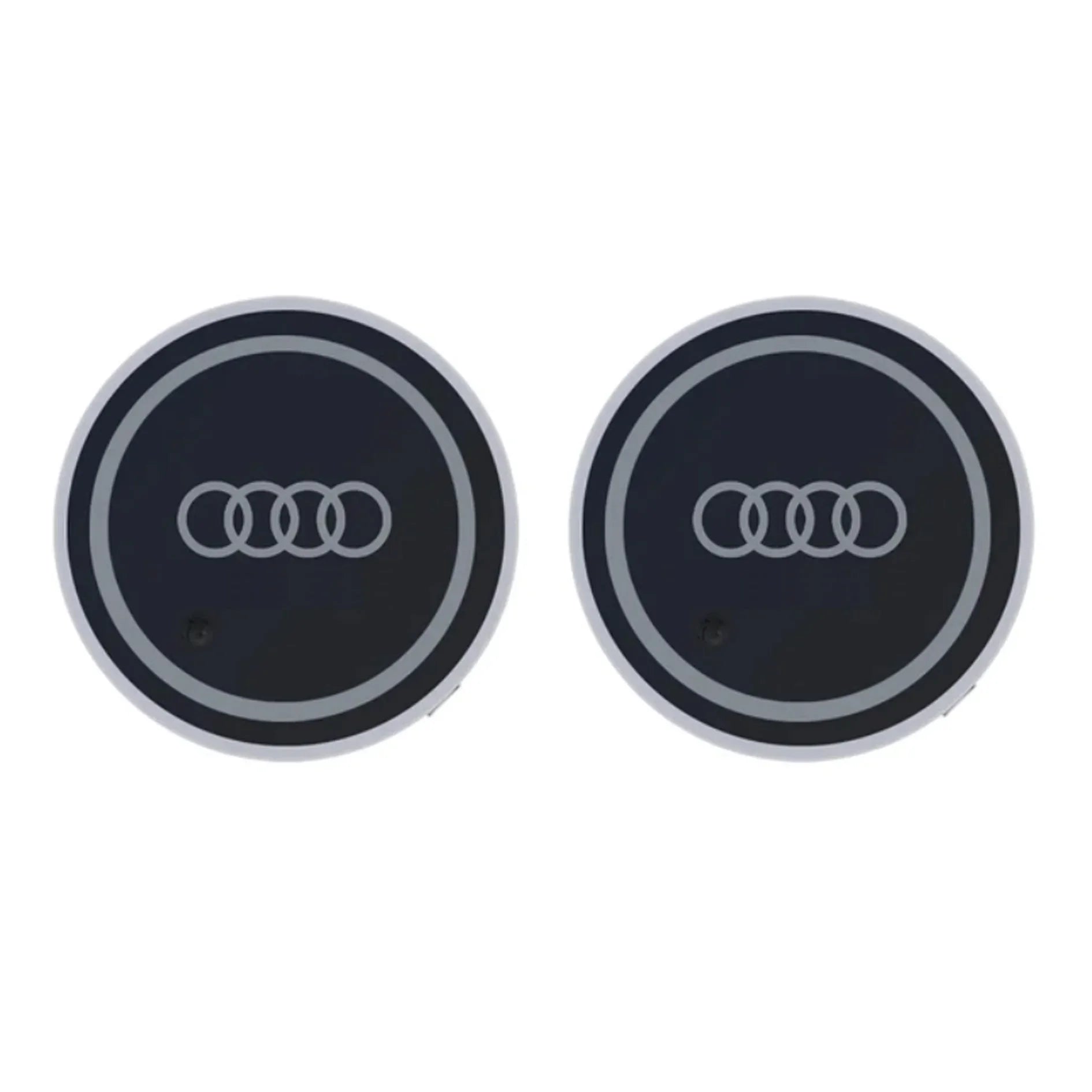 7 Color LED Car Cup Holder Light Luminous Coaster Water Cup Pad For Audi Sline A3 A4 A5 A6 A7 A8 Q3 Q5 Q7 S3 S4 S5 S6 S7 B6 B7