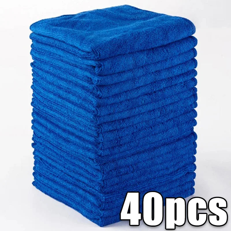 Microfiber Cleaning Cloths Lint Free Microfiber Cleaning Towel Cloths Reusable Cleaning Towels w/ Super Absorbent for Car Window