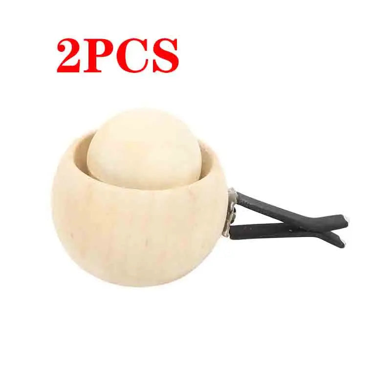 Car Wooden Essential Oil Diffusers-Spherical Design Bedroom Decor Diffuser Car Home Room Fragrance Natural Fragrance Dispersion